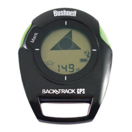 Bushnell BACKTRACK 360410 Instruction Manual