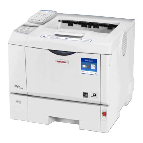 Ricoh SP C420DN-KP - Aficio Color Laser Printer Operation Manual