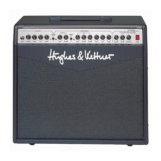 Hughes & Kettner Tour Reverb Manual