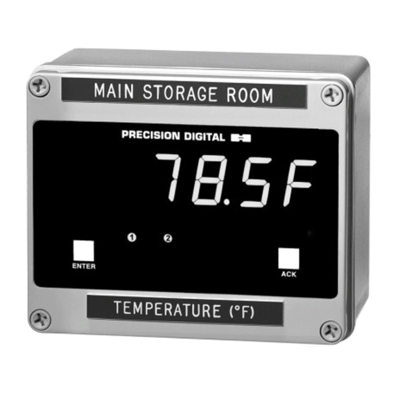 PRECISION DIGITAL PD755 Instruction Manual