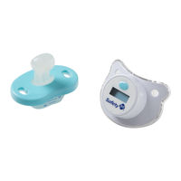 Safety 1St Comfort Check Pacifier Thermometer User Manual