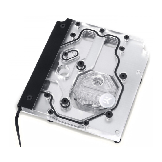 ekwb EK-FB MSI Z270 GAMING Monoblock Installation And Mounting Manual