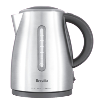 Breville Quiet Kettle BKE490 Instruction Booklet