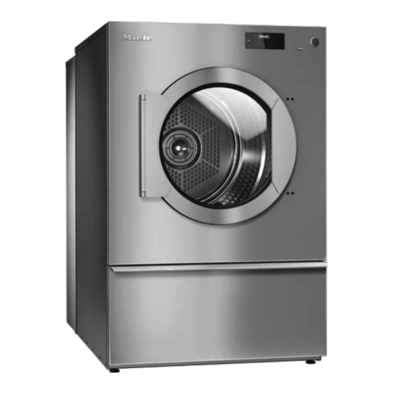 Miele PDR 918 HP Operating And Installation Instructions