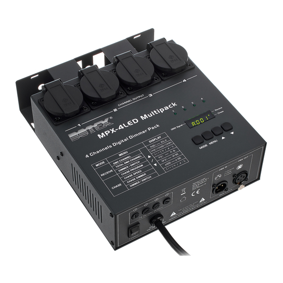 thomann BOTEX MPX-4LED Multipack Manuals