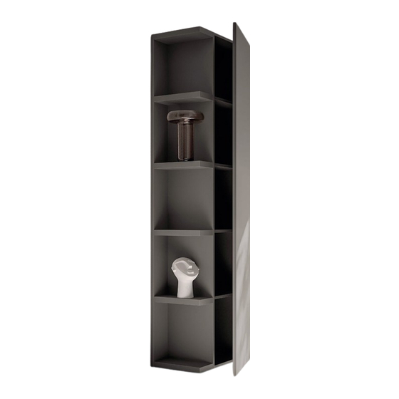 Santalucia Mobili HOMY Living Module with side bookcase Manuals