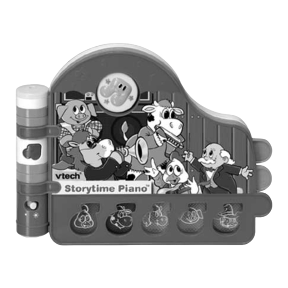 VTech Storytime Piano User Manual