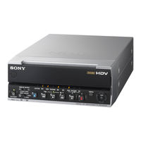Sony HVR M15U - Professional Video Cassete recorder/player Service Manual