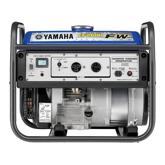 Yamaha EF2600FW Manuals