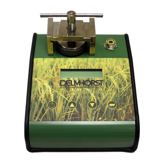 Delmhorst G-7 Owner's Manual
