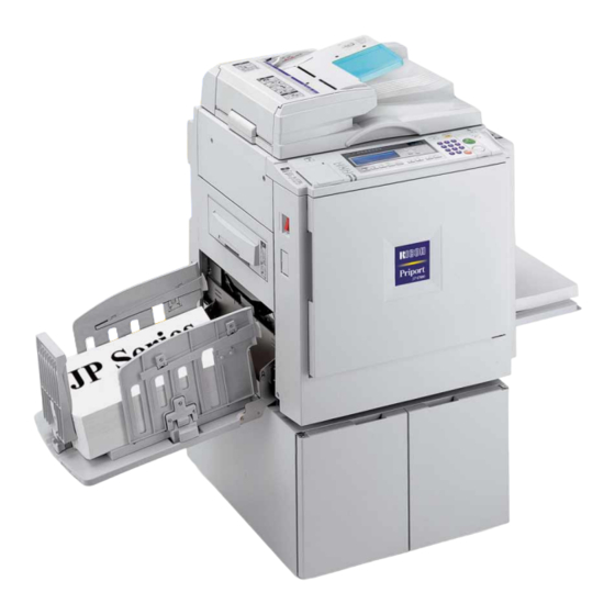 Ricoh Priport JP4500 Brochure & Specs