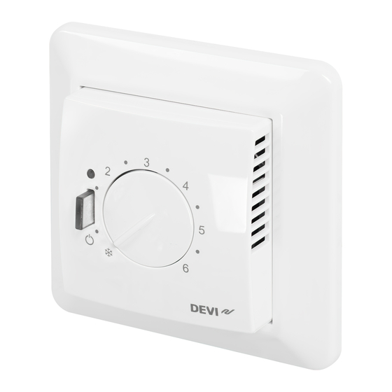 DEVI DEVIreg 527 Installation Manual