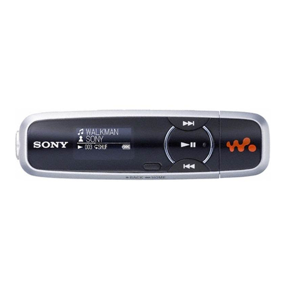 Sony Walkman 3-877-773-13 (1) Operation Manual