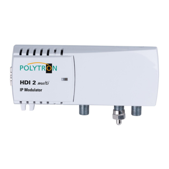 Polytron HDI 2 multi IP Modulator Manuals