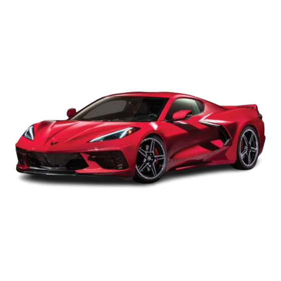 Chevrolet CORVETTE 2020 Getting To Know Manual