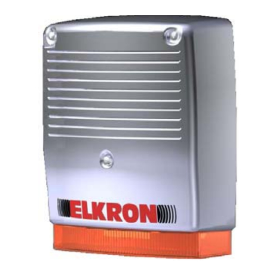 Elkron HP602L Installation Manual