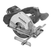 Metabo MKS 18 LTX 58 Original Instructions Manual