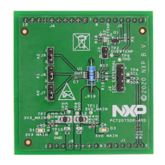 NXP Semiconductors PCT2075DP-ARD User Manual
