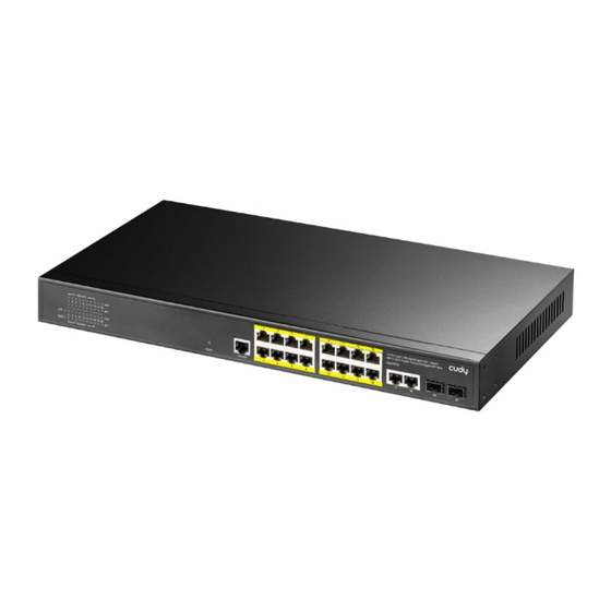 Cudy GS2018PS2 Quick Installation Manual