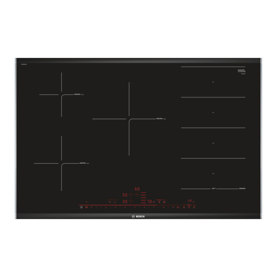 Bosch PXV875DC1E Instruction Manual