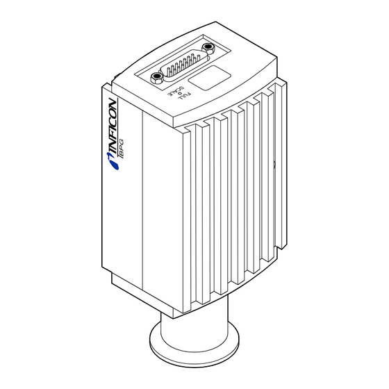 Inficon BPG400-SD Operating Manual