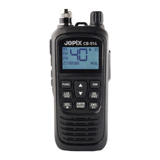 JOPIX CB-514 Instruction Manual