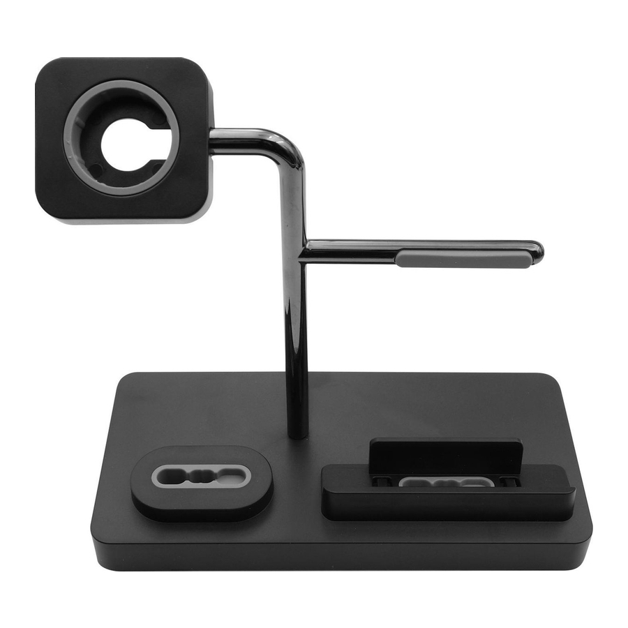 MACALLY MWATCHSTAND3 - 3-in-1 Apple Watch Charging Nightstand Manual