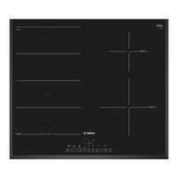 Bosch PXE651FC1E Instruction Manual