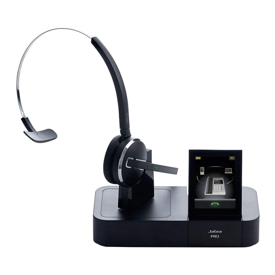 Jabra PRO 9470 Quick Start Manual