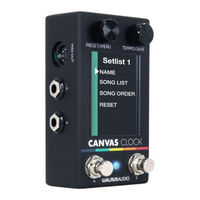 Walrus Audio CANVAS CLOCK Manual
