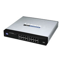 Linksys SR2016 - Cisco - 10/100/1000 Gigabit Switch User Manual