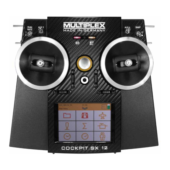 Multiplex COCKPIT SX M-LINK Supplementary Operating Instructions