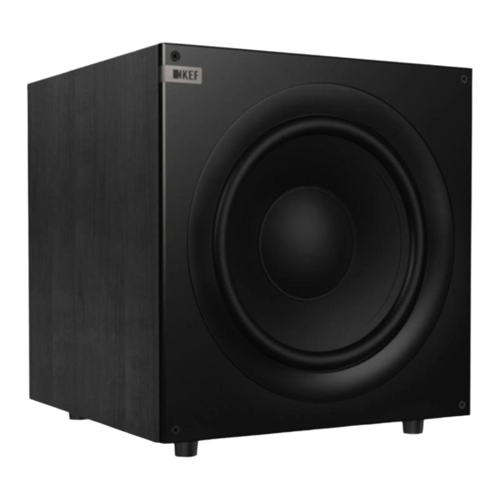 KEF Q400b Installation Manual