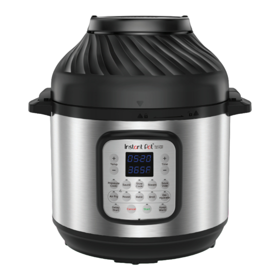 Instant Pot DUO CRISP+ AIR FRYER Getting Started Manual