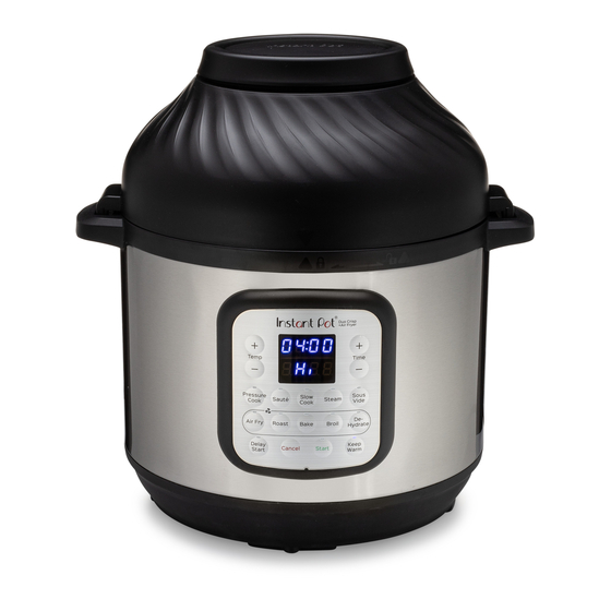 Instant Pot DUO CRISP + AIR FRYER Safety, Maintenance & Warranty