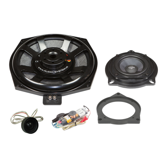 Audio System X 200 BMW PLUS EVO User Manual