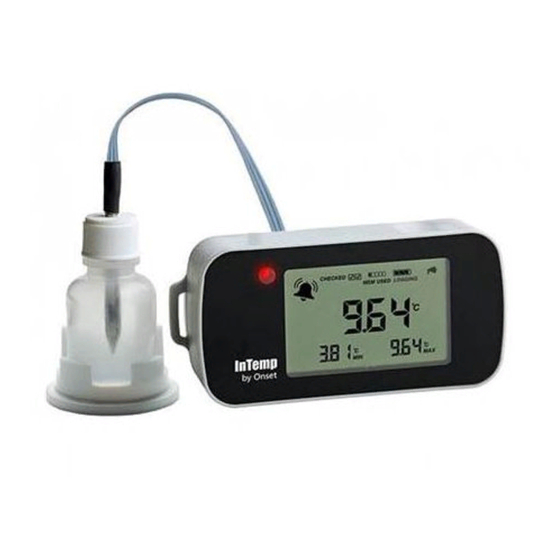 Onset InTemp CX40 Series Quick Start Manual