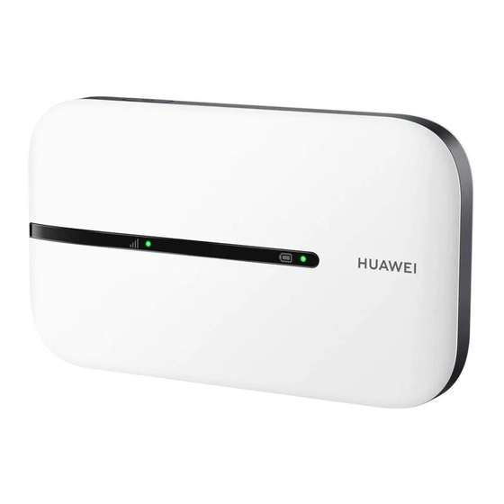 User Manuals: Huawei Mobile WiFi 3s Portable Router