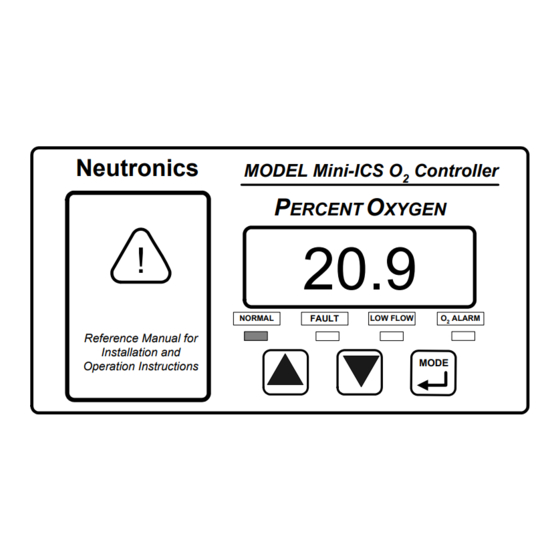 Neutronics NTRON Mini-ICS Operation Manual