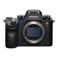 Sony ILCE-9 a9 Help Manual