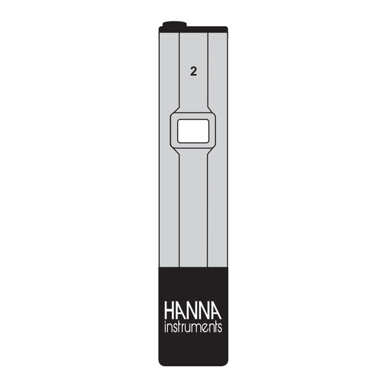 Hanna Instruments HI 96303 Instruction Manual