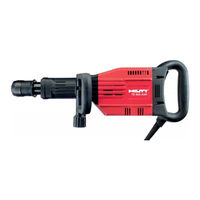 Hilti TE 905-AVR Operating Instructions Manual