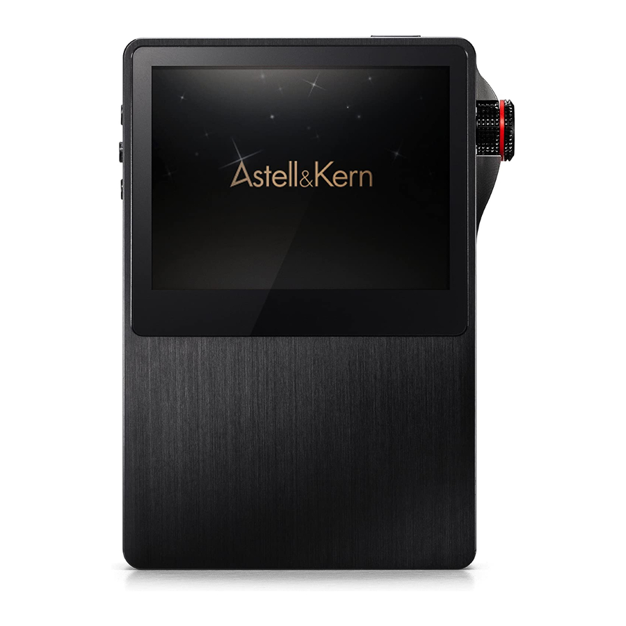 Astell & Kern AK120 Instruction Book