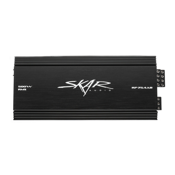 SKAR Audio RP-350.10 Owner's Manual