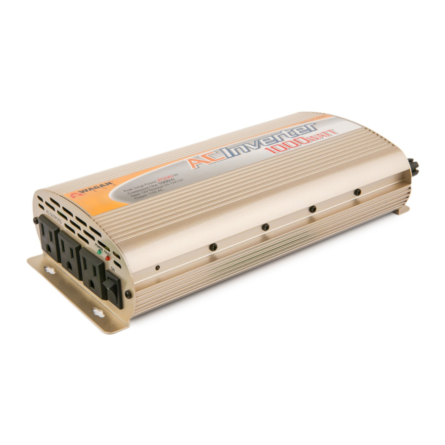 Wagan Slim Line 1000 User Manual