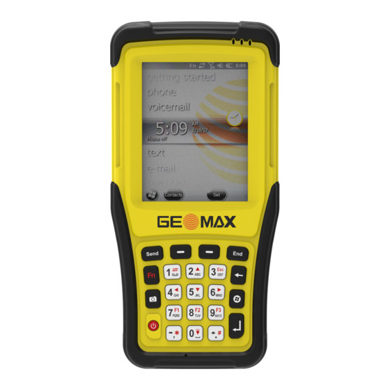 GeoMax Zenius5 Series Quick Manual