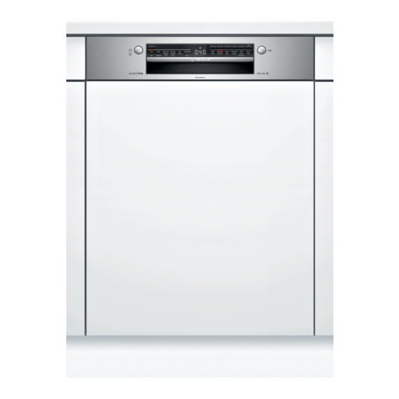 Bosch SGI4IVS00I Dishwasher Manuals