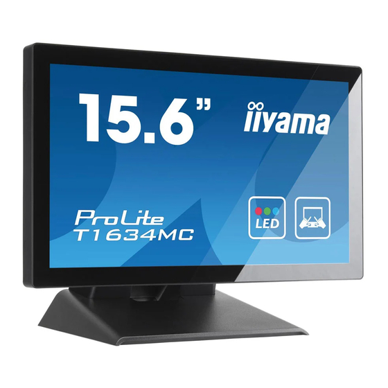 Iiyama ProLite T1634MC-B2 User Manual