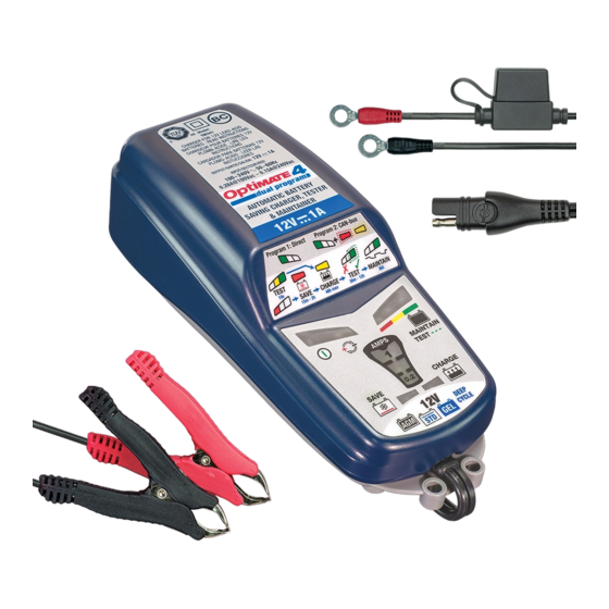TecMate Optimate4 TM340 Instructions For Use Manual
