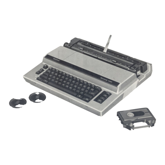 Brother 9300 Instruction Manual